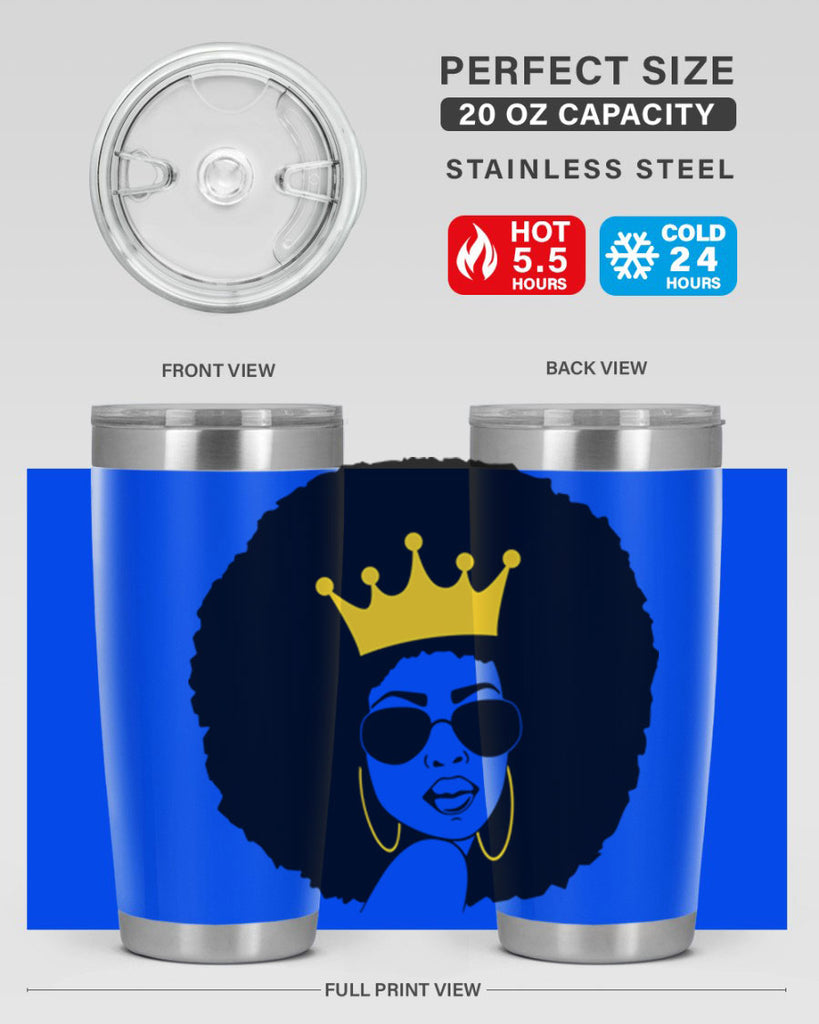black women - queen 76#- women-girls- Tumbler