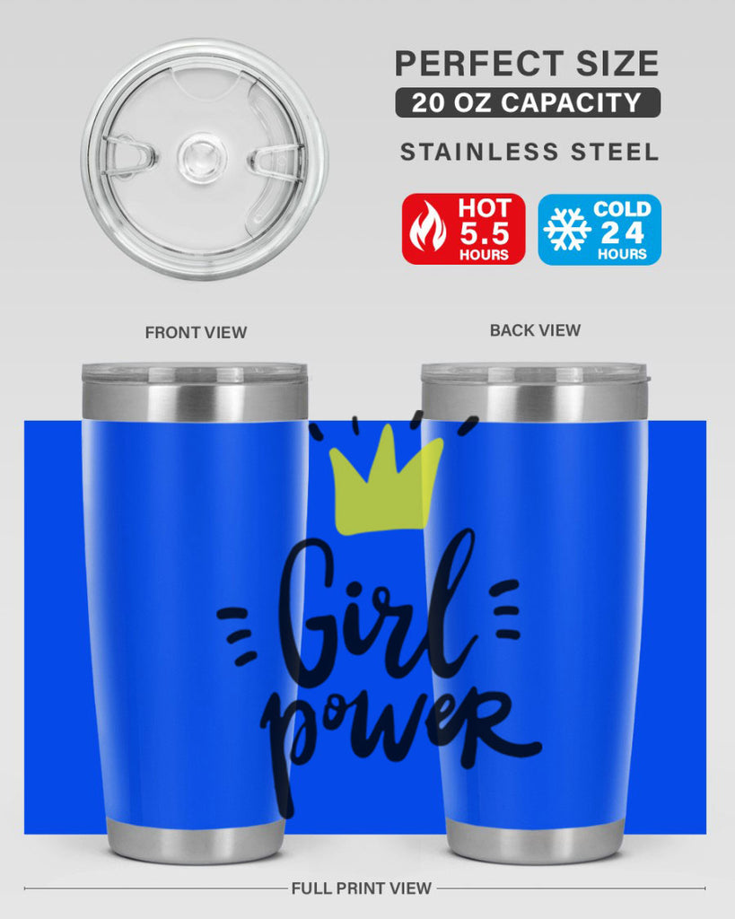 girl power crown 35#- women-girls- Tumbler