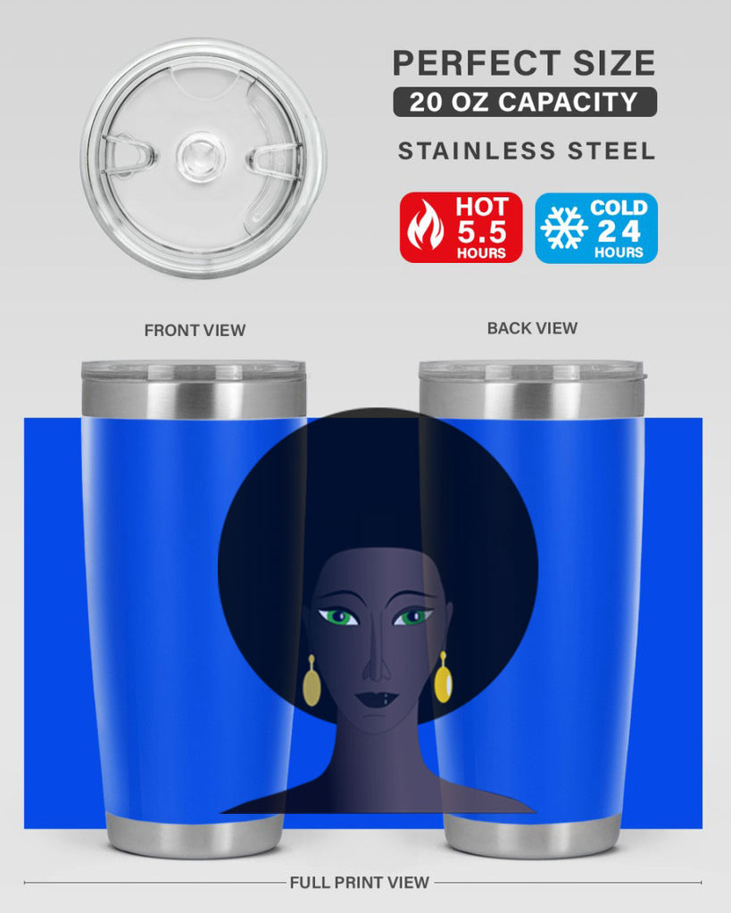 machovka black woman with green eyes 27#- women-girls- Tumbler