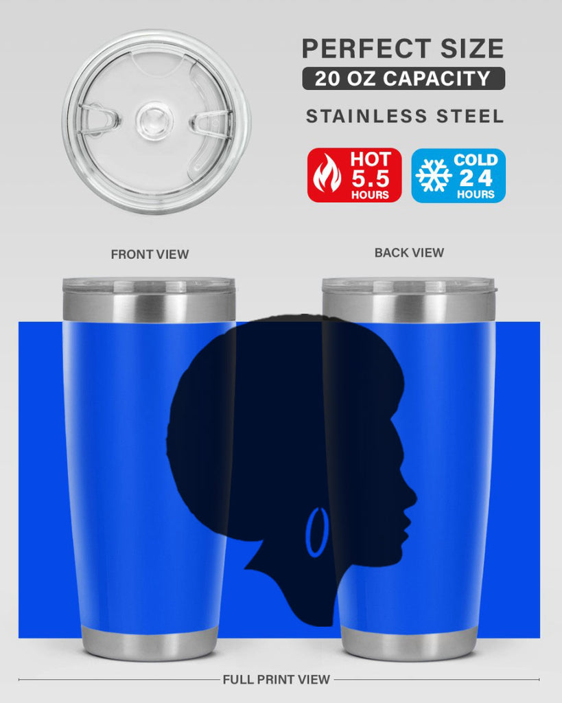 remix femaleafroavatar black 20#- women-girls- Tumbler