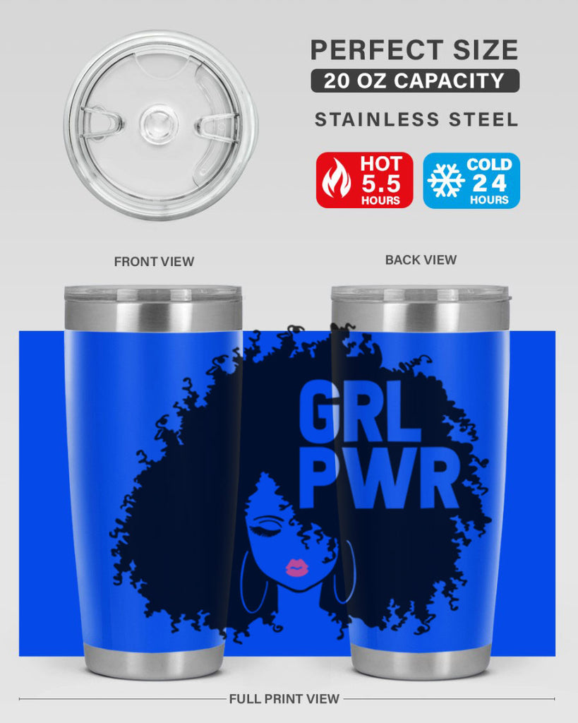 woman face grlpwr 1#- women-girls- Tumbler