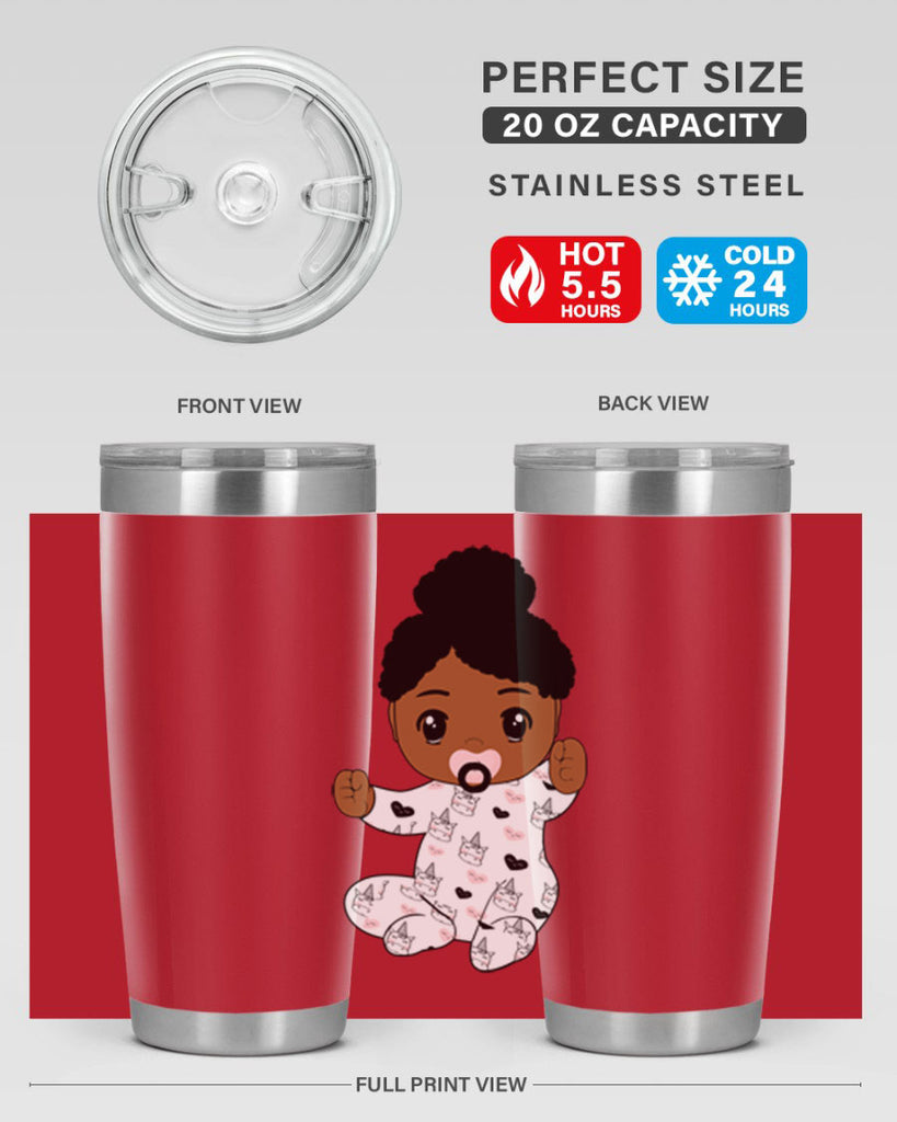 Black baby style 5#- women-girls- Tumbler