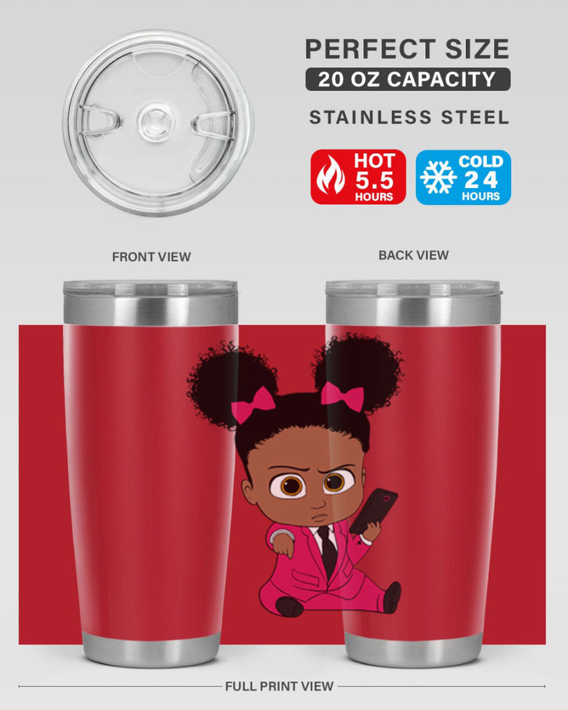 Black girl style 3#- women-girls- Tumbler