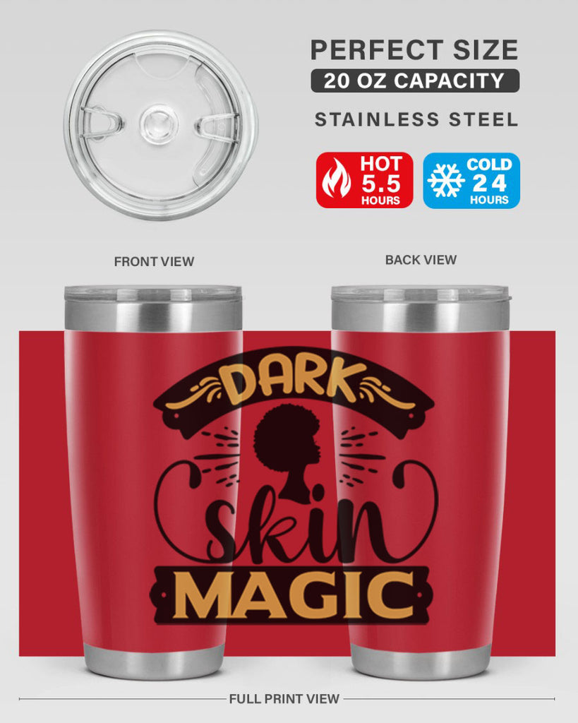 Dark skin magic Style 42#- women-girls- Tumbler