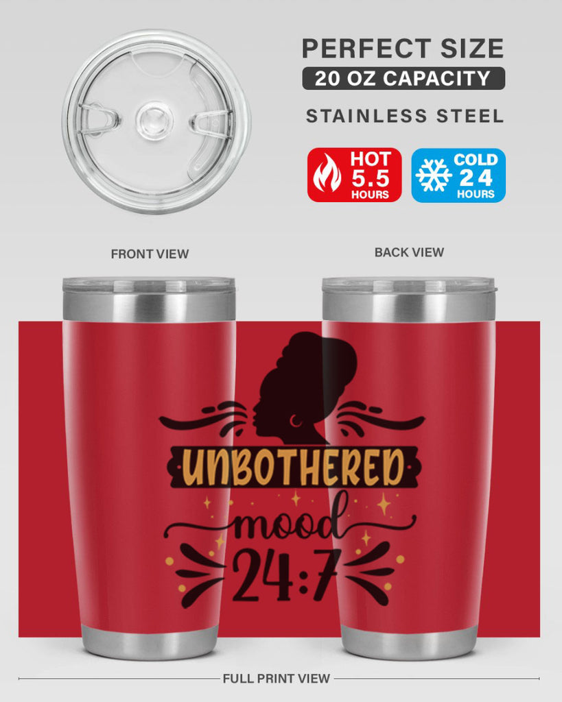 Unbothered mood Style 2#- women-girls- Tumbler
