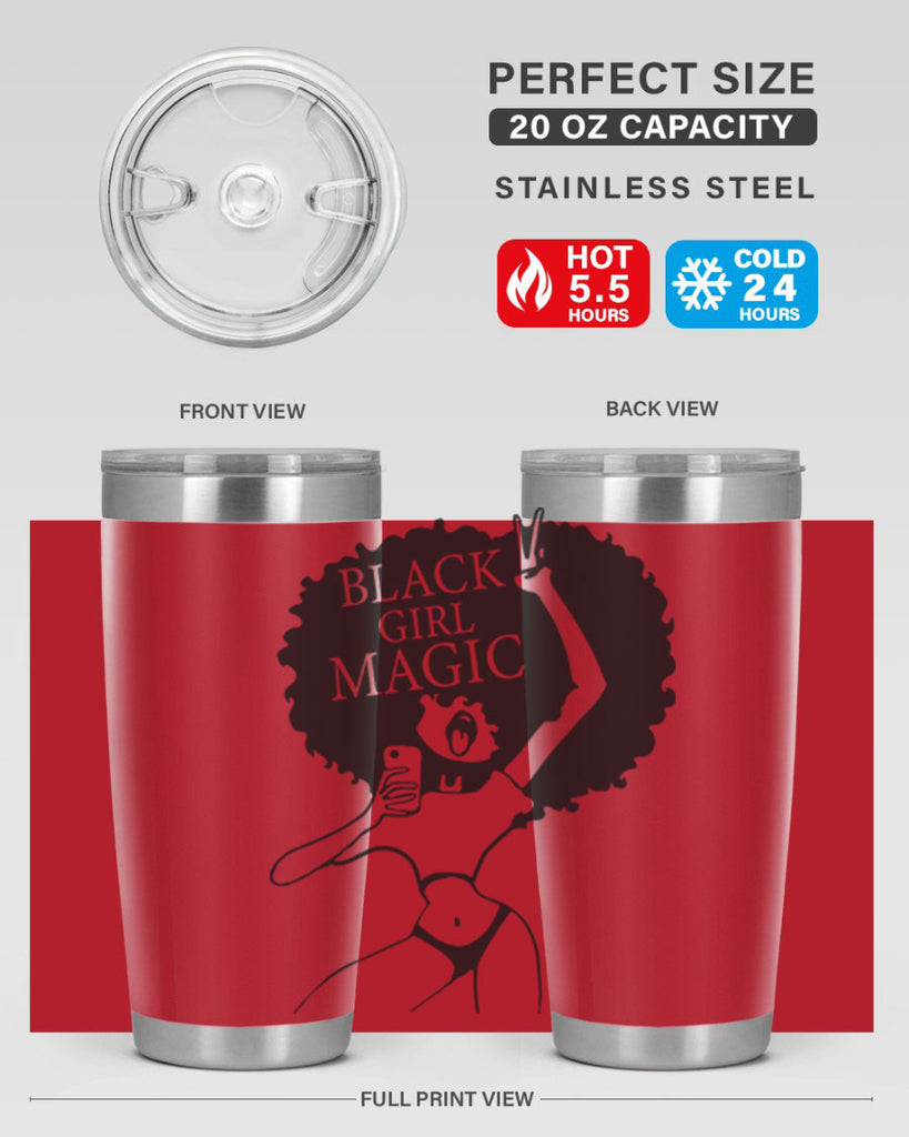 black girl magic 58#- women-girls- Tumbler