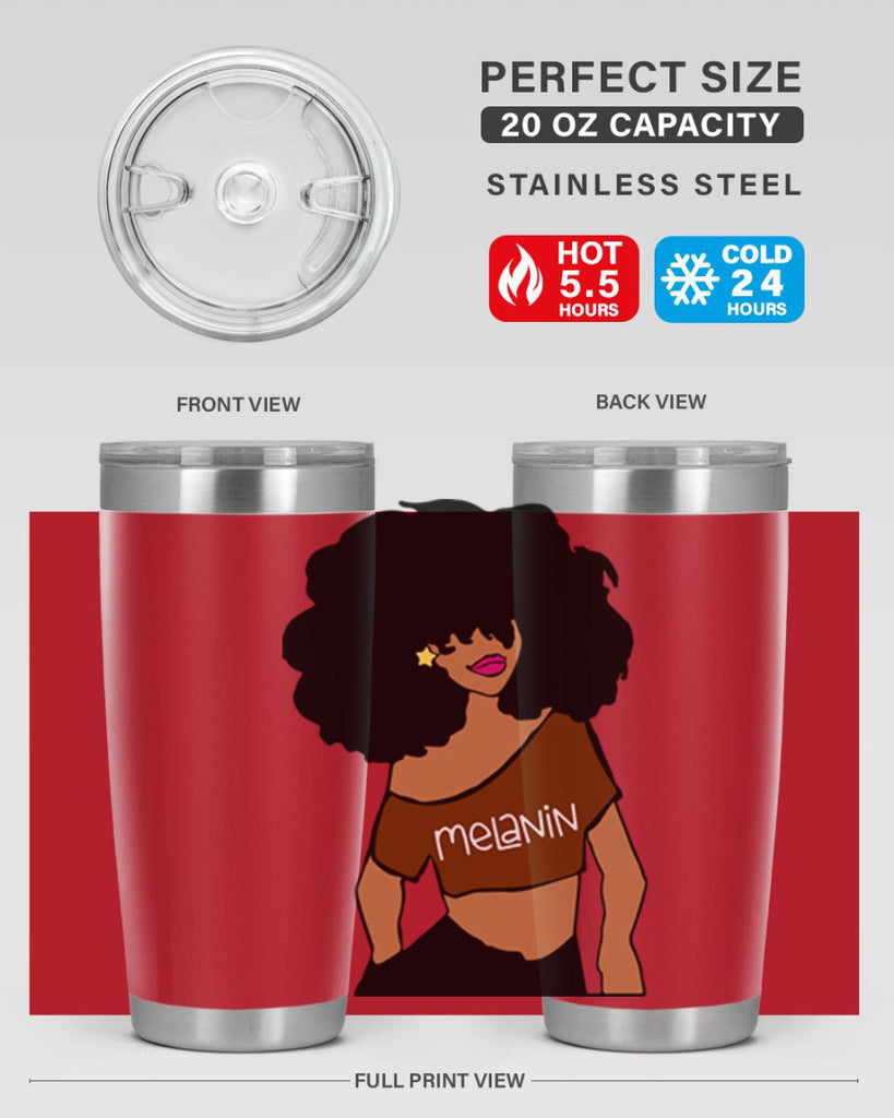 black girl melanin 18#- women-girls- Tumbler