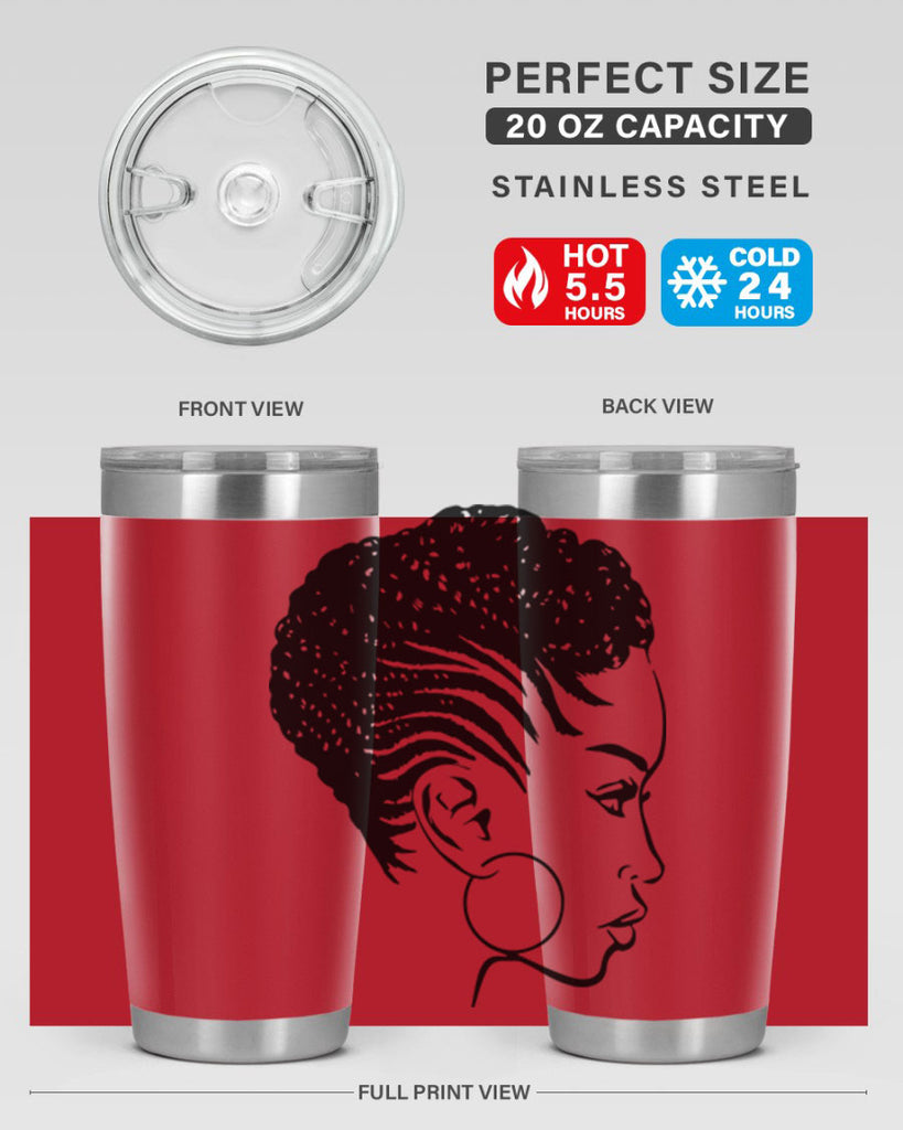 black women - queen 20#- women-girls- Tumbler