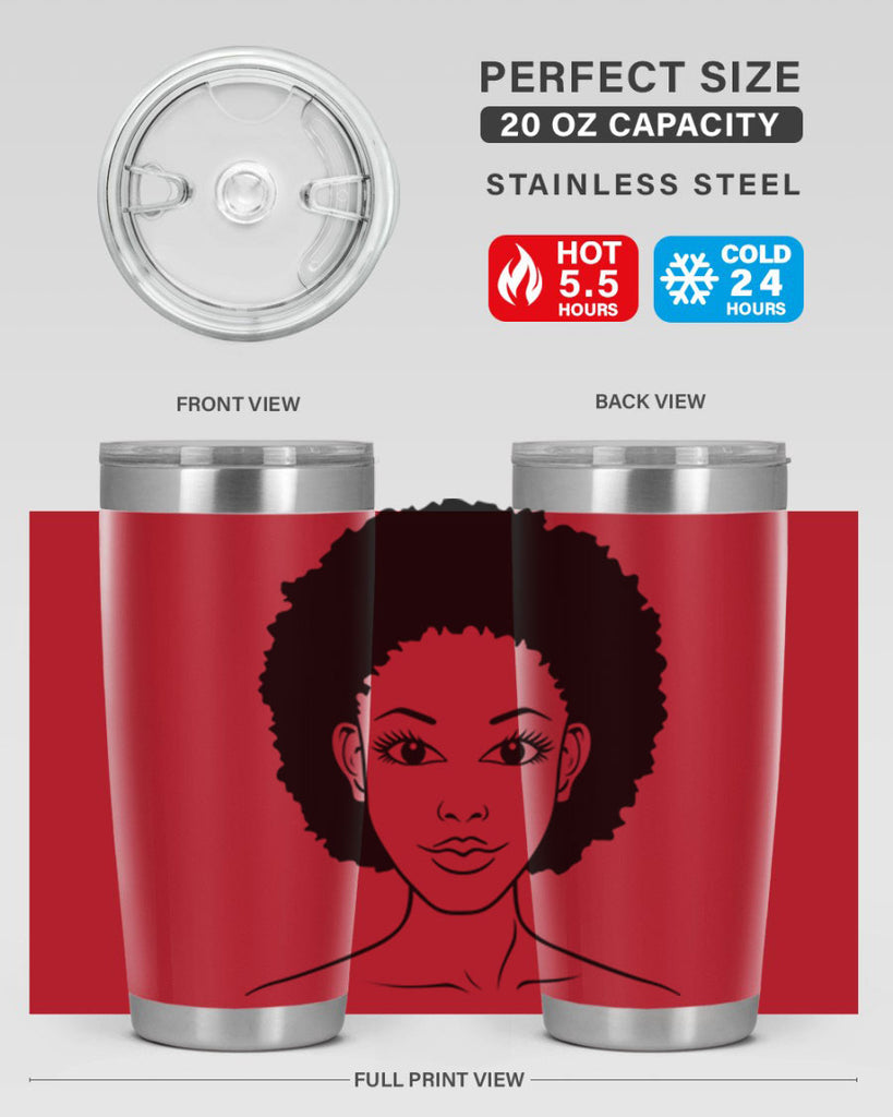 black women - queen 64#- women-girls- Tumbler