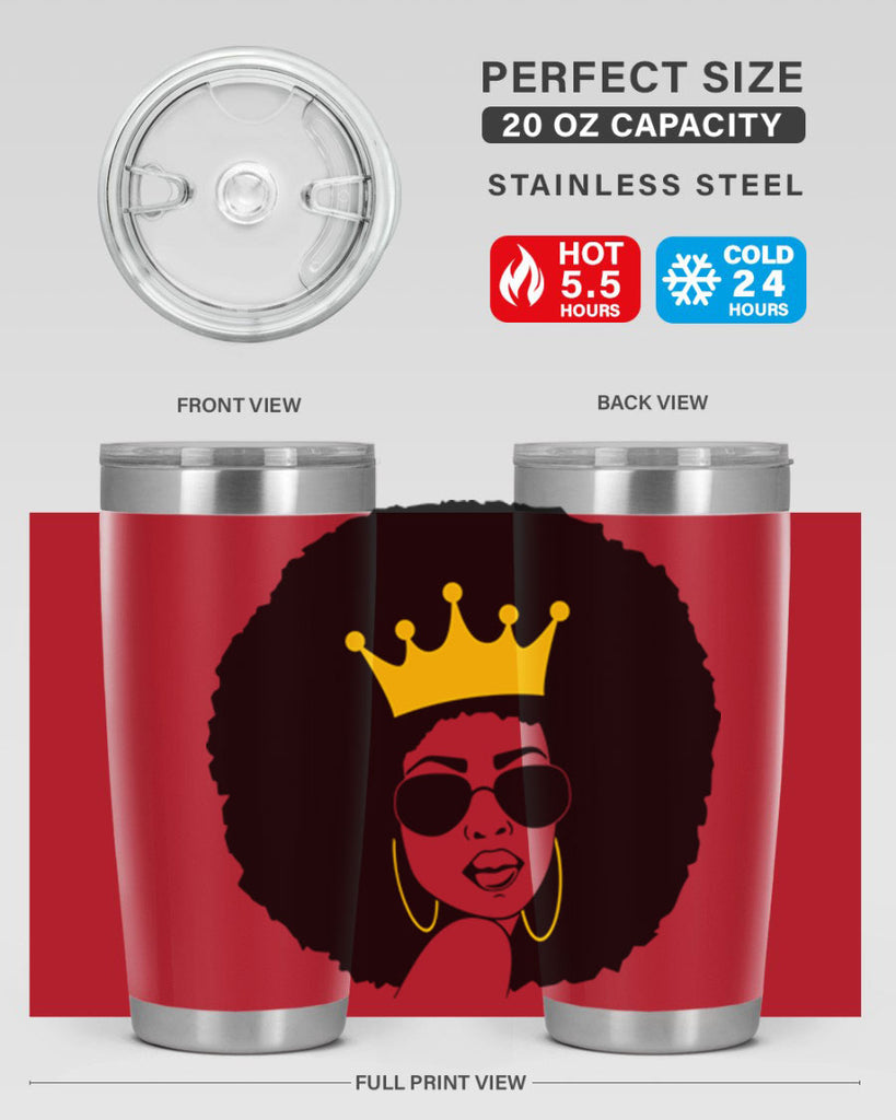black women - queen 76#- women-girls- Tumbler