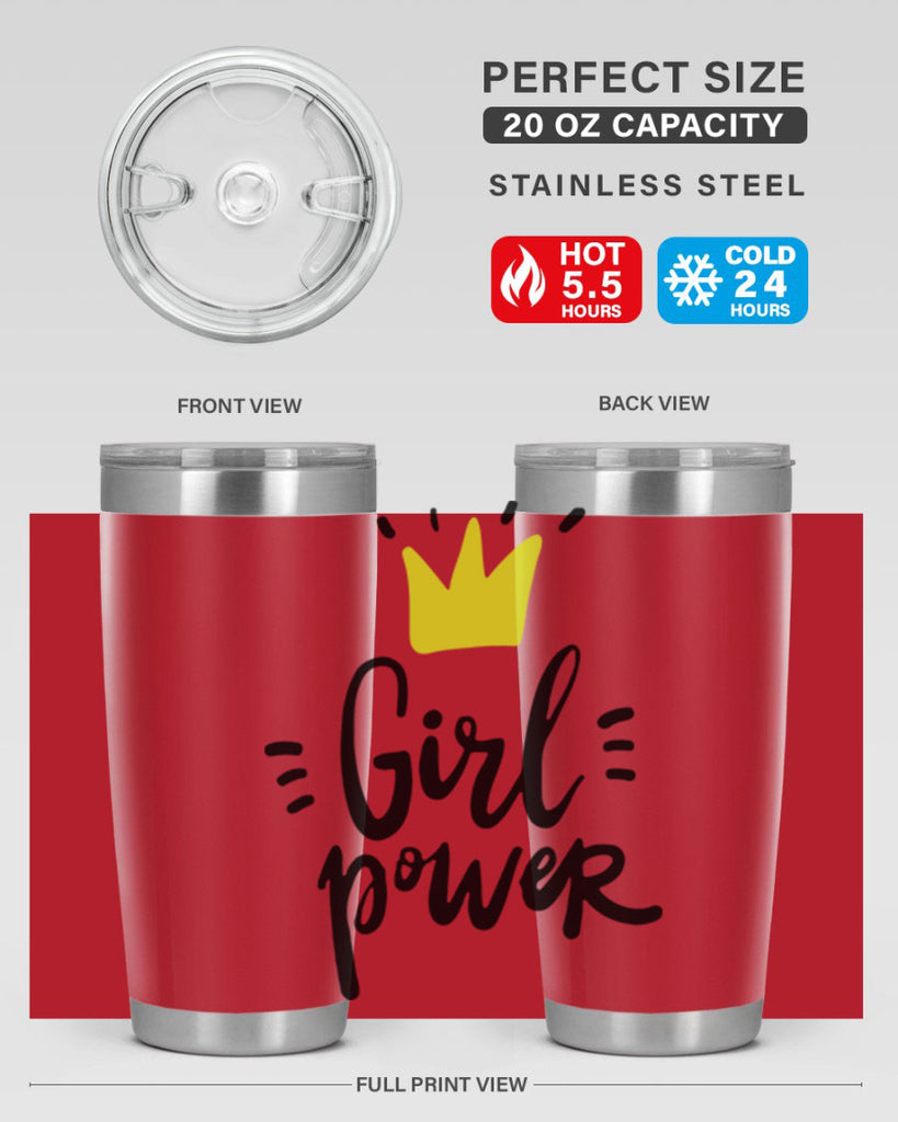 girl power crown 35#- women-girls- Tumbler