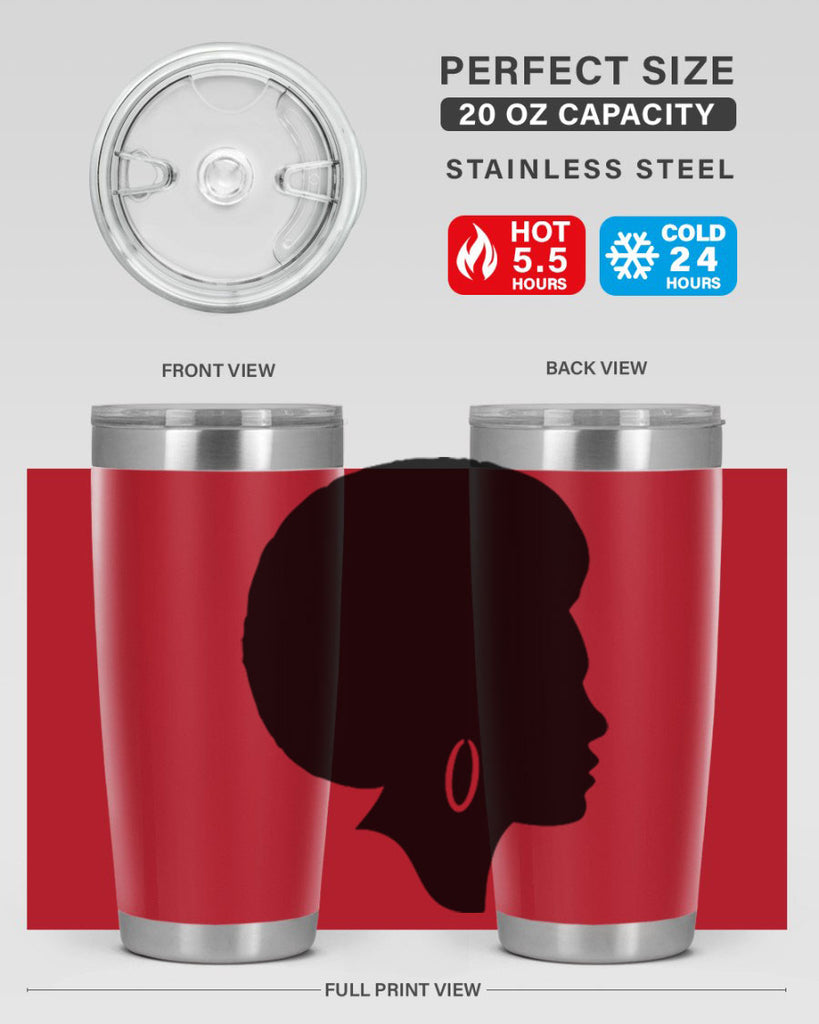 remix femaleafroavatar black 20#- women-girls- Tumbler