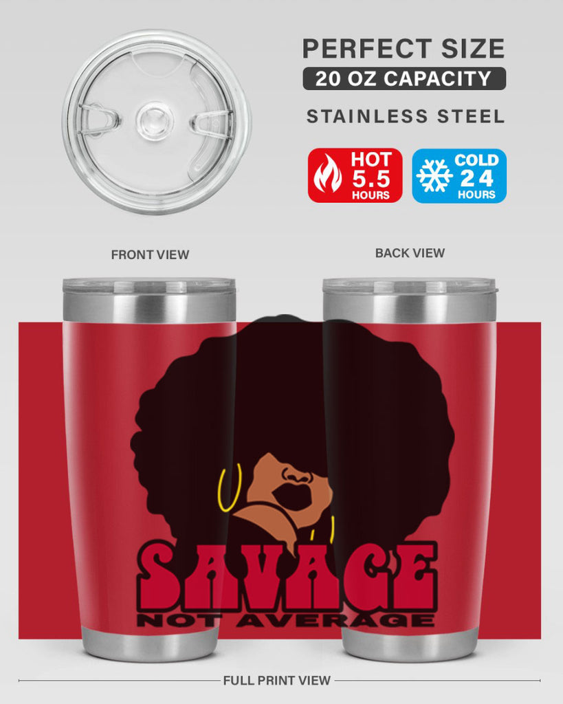 savage not average 1#- women-girls- Tumbler