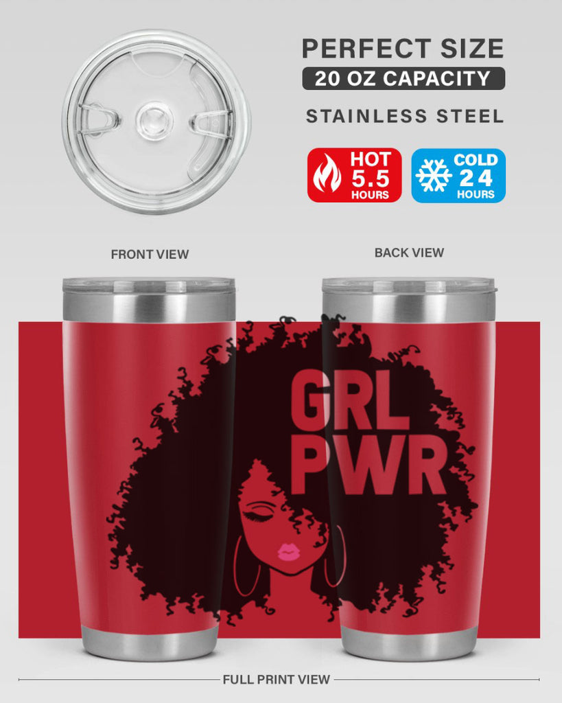 woman face grlpwr 1#- women-girls- Tumbler