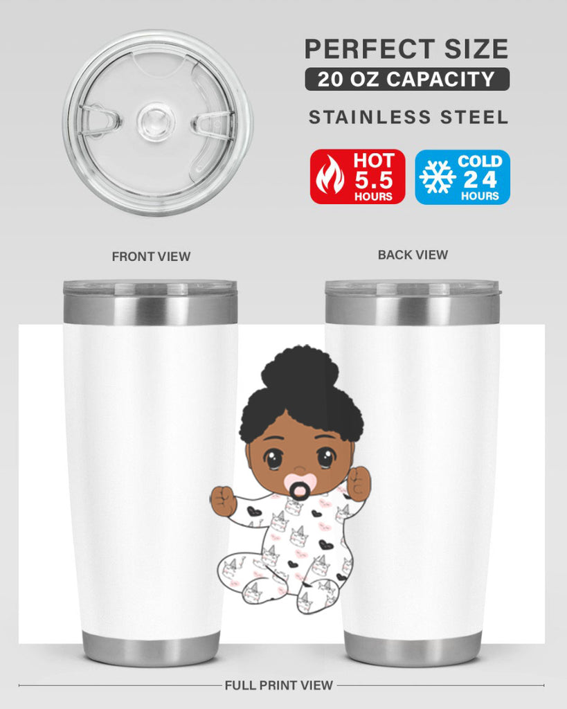 Black baby style 5#- women-girls- Tumbler