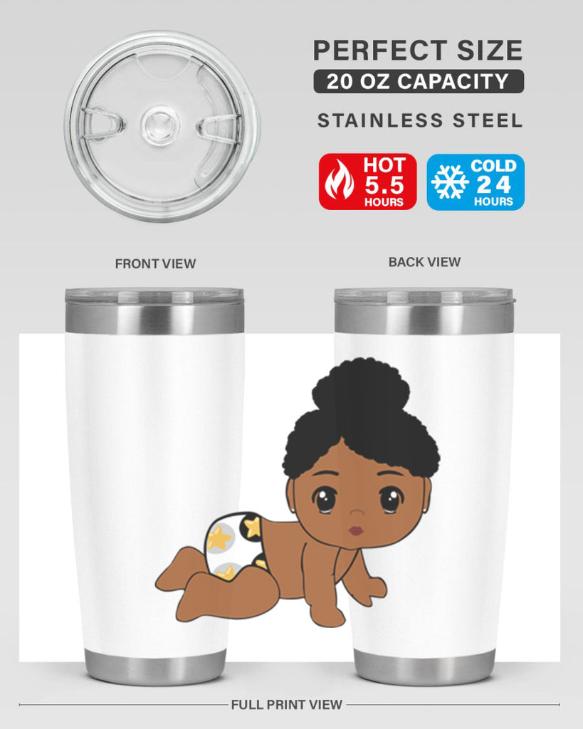 Black baby style 6#- women-girls- Tumbler