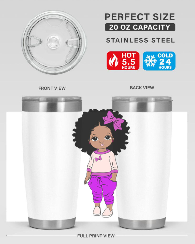 Black girl style 10#- women-girls- Tumbler