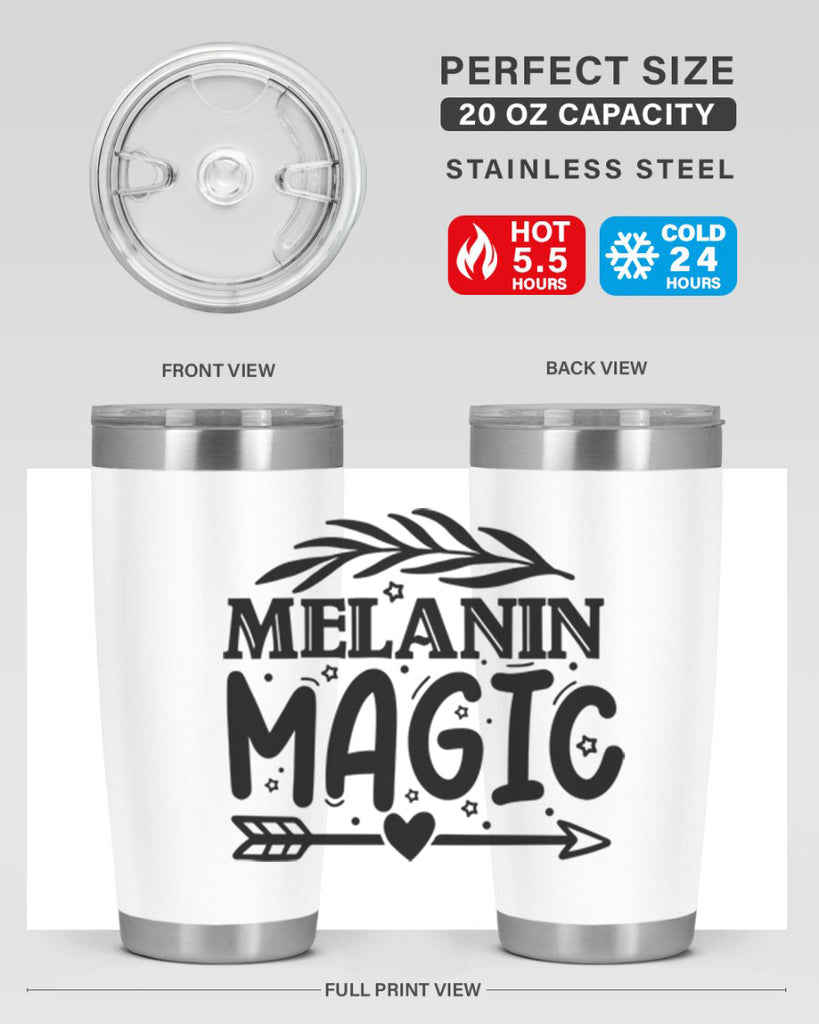 Melanin magic Style 19#- women-girls- Tumbler
