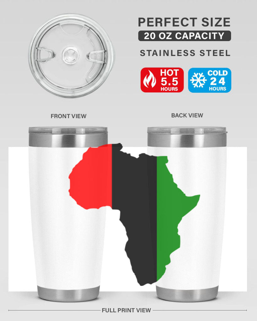 africamap 275#- black words phrases- Cotton Tank