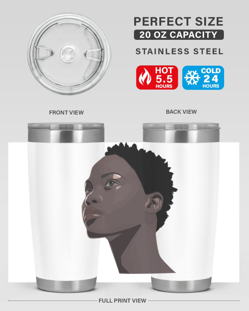 african woman portrait 88#- women-girls- Tumbler