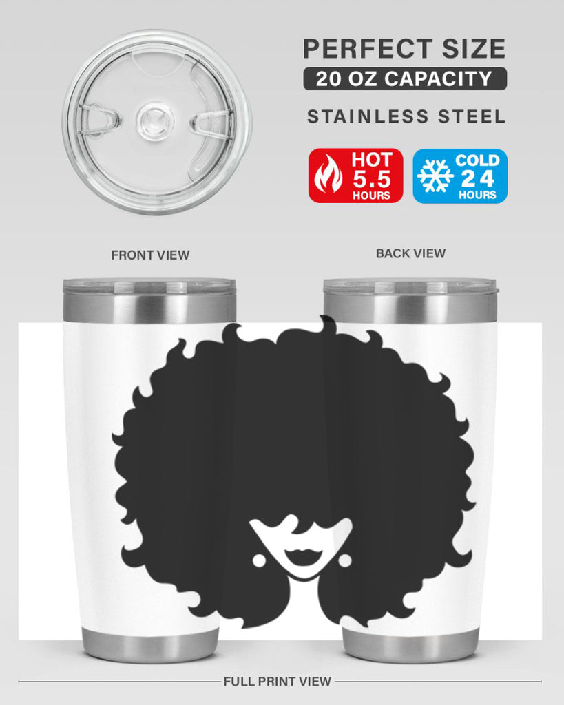 afro woman 69#- women-girls- Tumbler