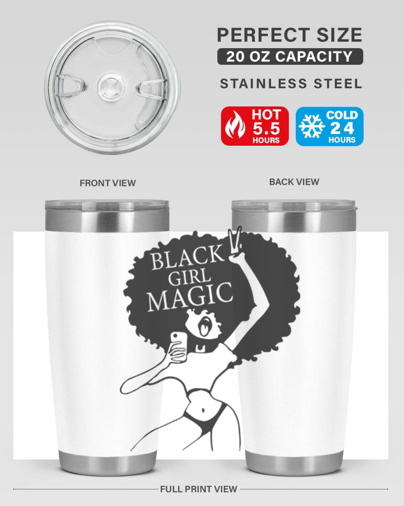 black girl magic 58#- women-girls- Tumbler