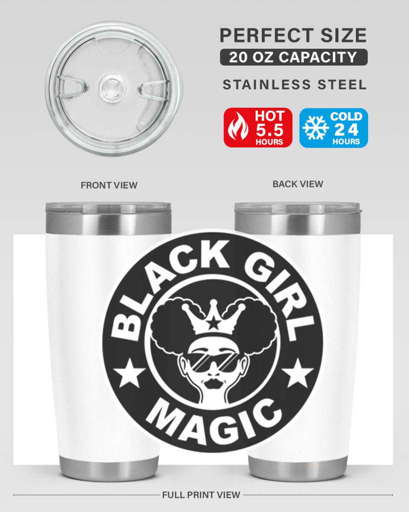 black girl magic coffee 57#- women-girls- Tumbler
