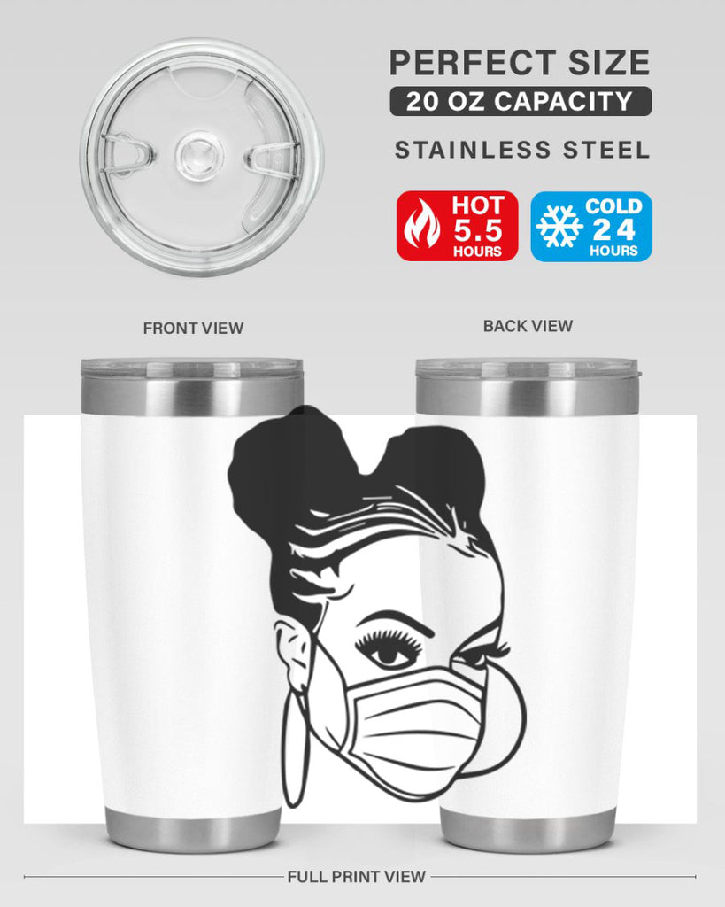 black nurse 6#- women-girls- Tumbler