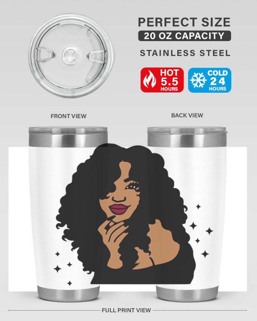 black women - queen 55#- women-girls- Tumbler