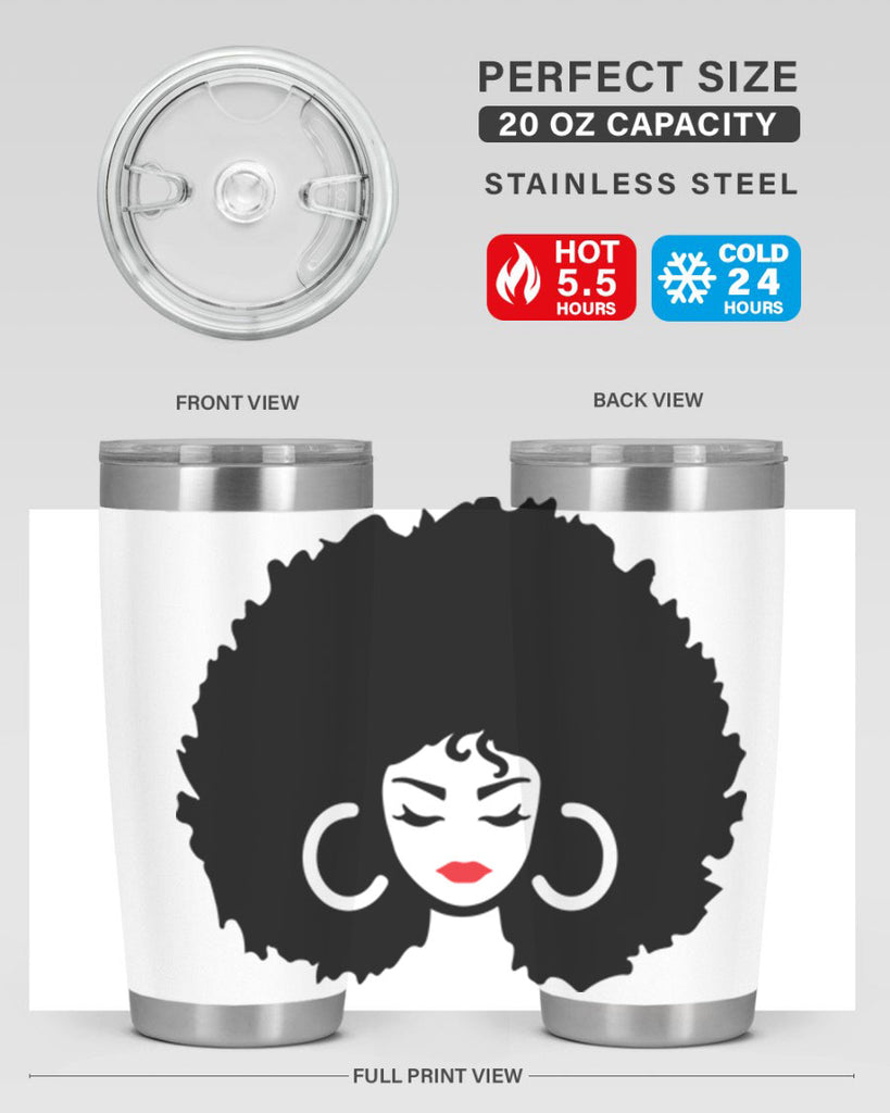 black women - queen 63#- women-girls- Tumbler