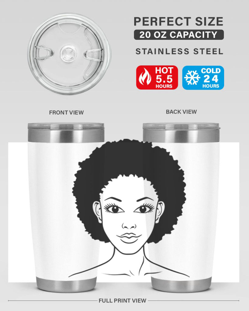black women - queen 64#- women-girls- Tumbler