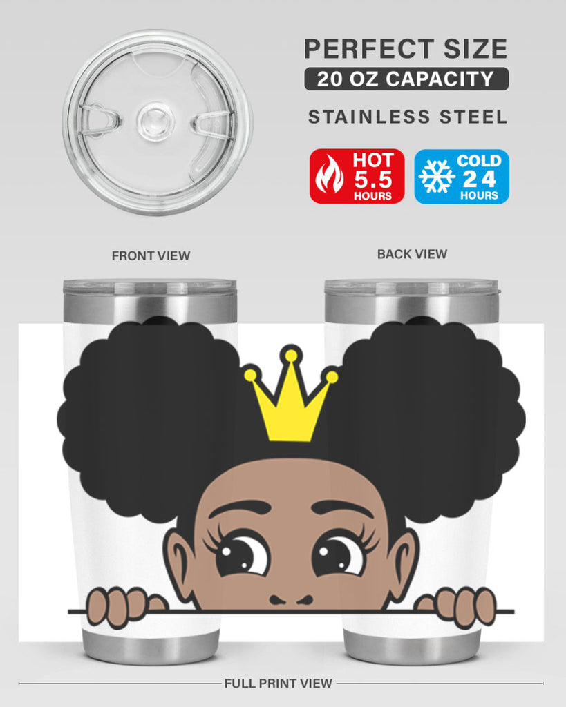 crown afro puffs 51#- women-girls- Tumbler