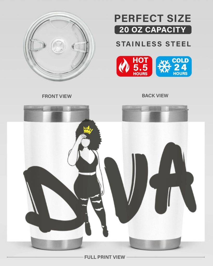 diva 6#- women-girls- Tumbler
