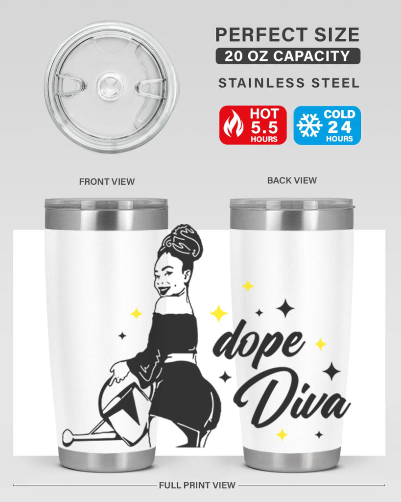 dope diva 4#- women-girls- Tumbler