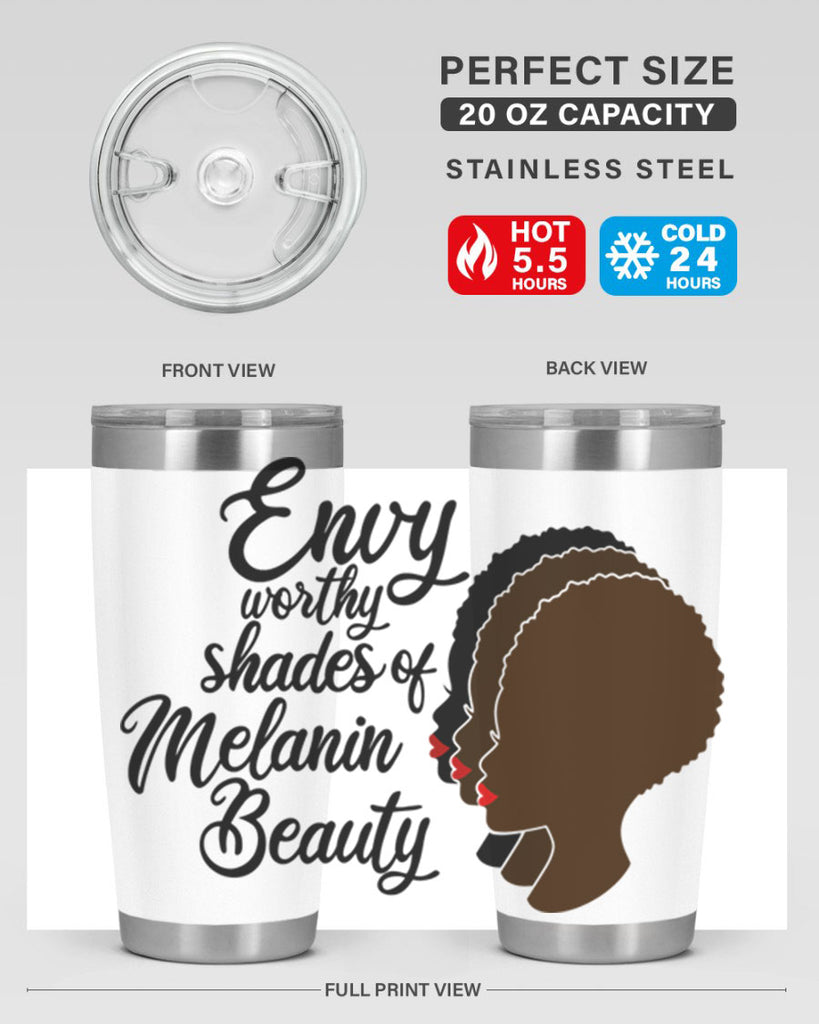 envy worth shades of melanin Style 39#- women-girls- Tumbler