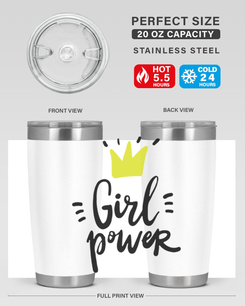 girl power crown 35#- women-girls- Tumbler