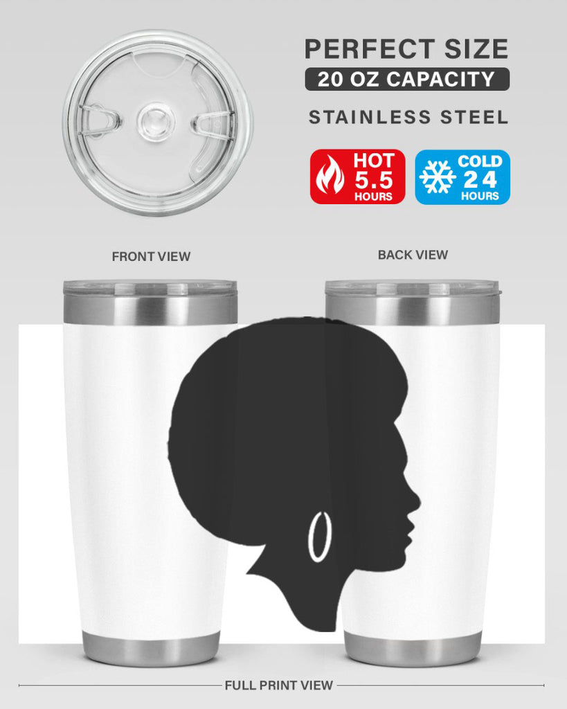 remix femaleafroavatar black 20#- women-girls- Tumbler