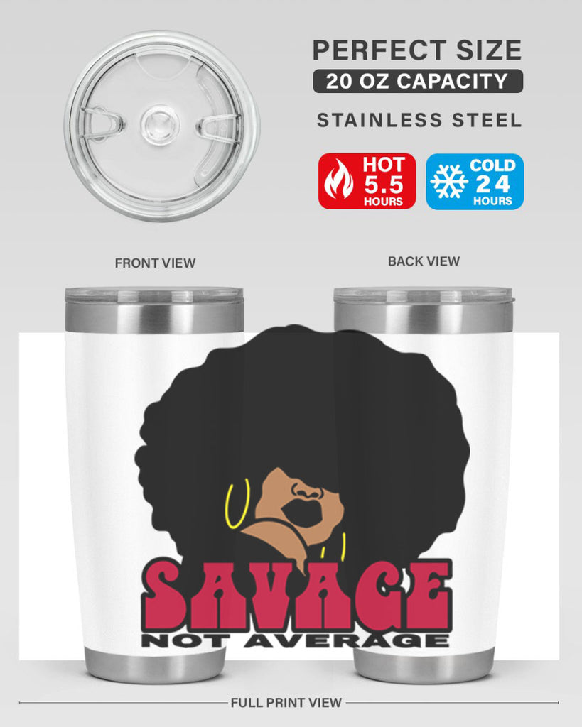 savage not average 1#- women-girls- Tumbler