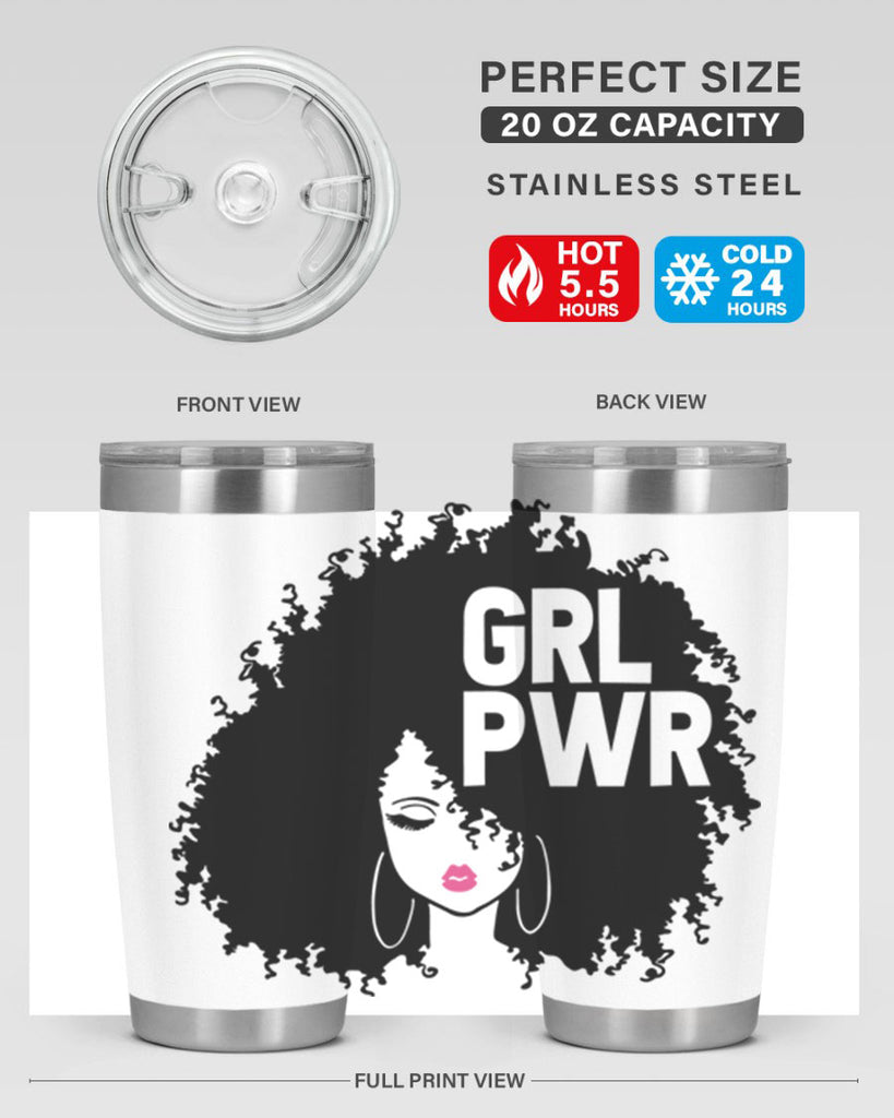 woman face grlpwr 1#- women-girls- Tumbler