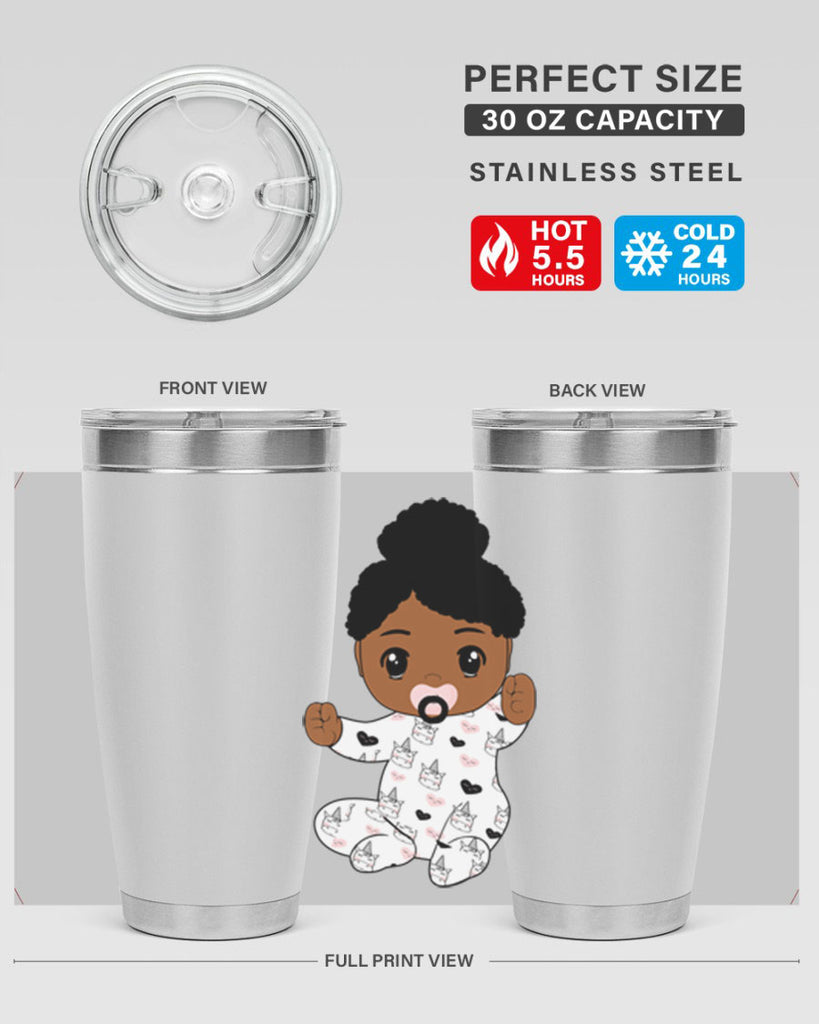 Black baby style 5#- women-girls- Tumbler