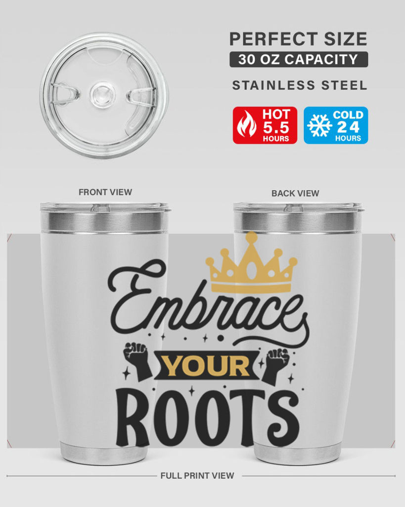 Embrace your roots Style 40#- women-girls- Tumbler