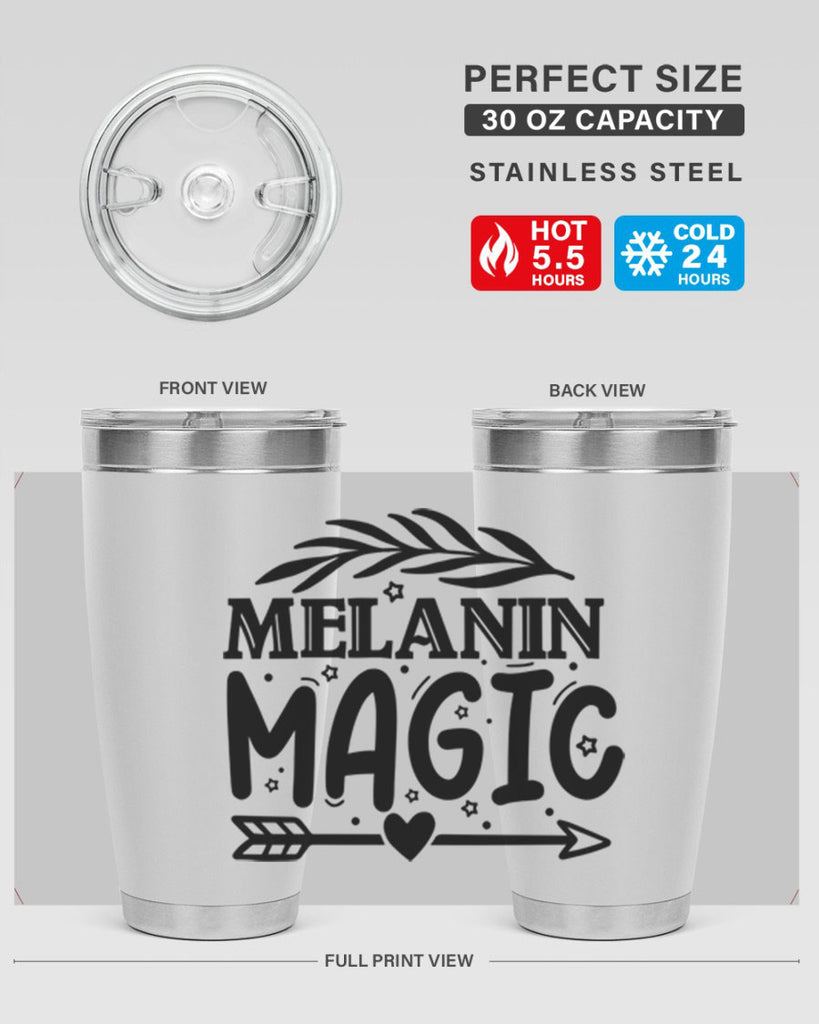 Melanin magic Style 19#- women-girls- Tumbler