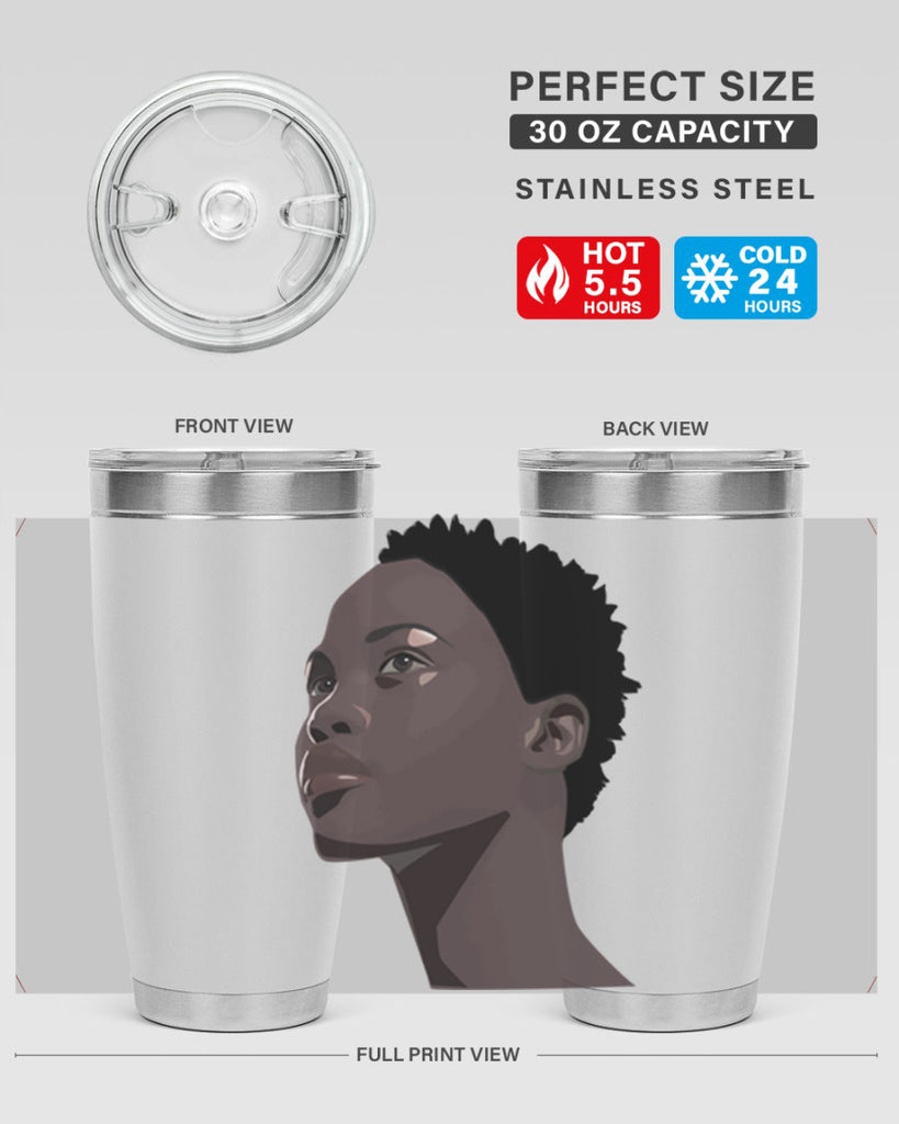 african woman portrait 88#- women-girls- Tumbler