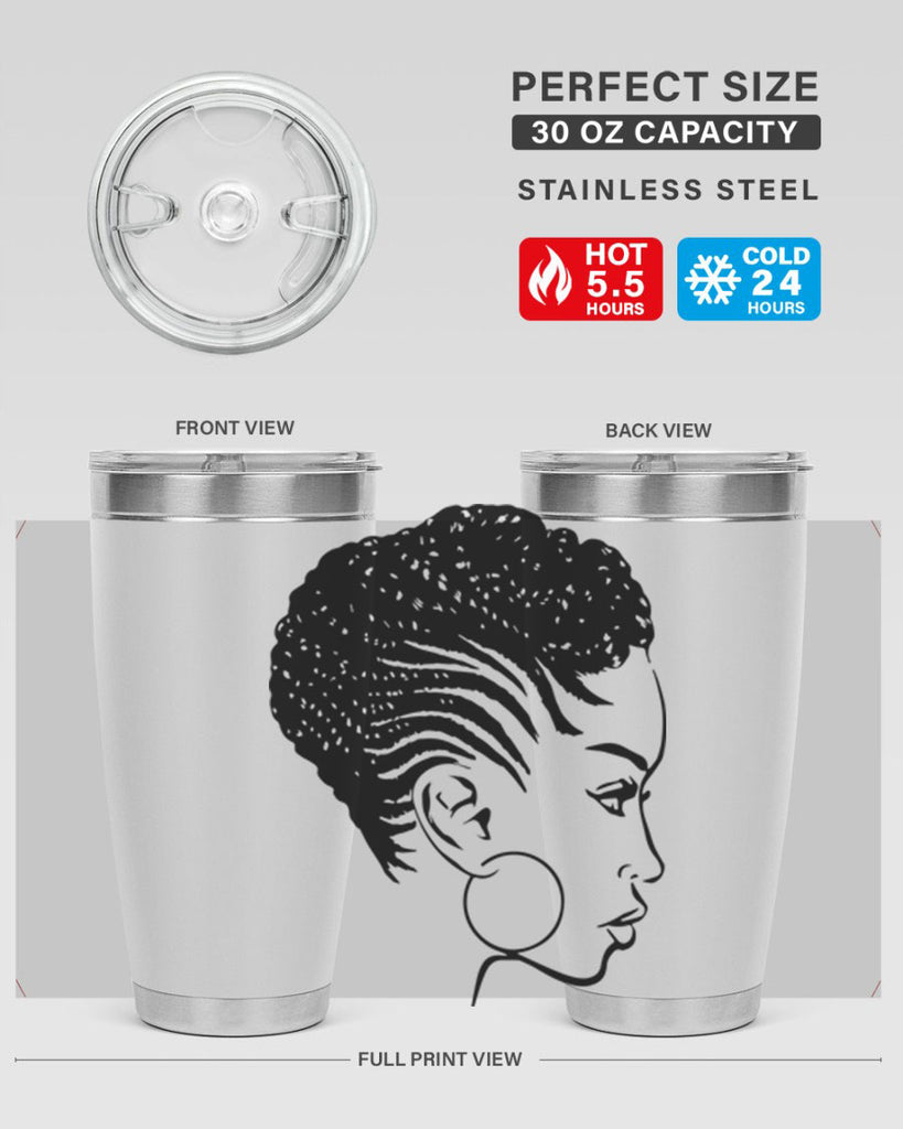 black women - queen 20#- women-girls- Tumbler
