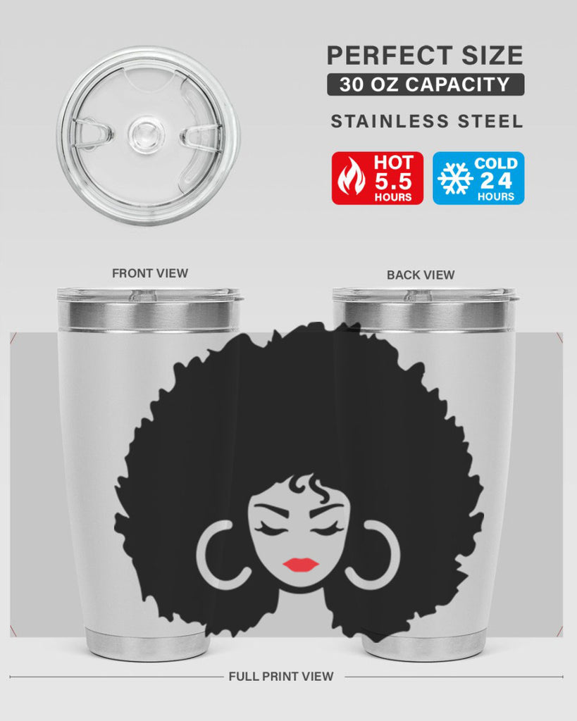black women - queen 63#- women-girls- Tumbler