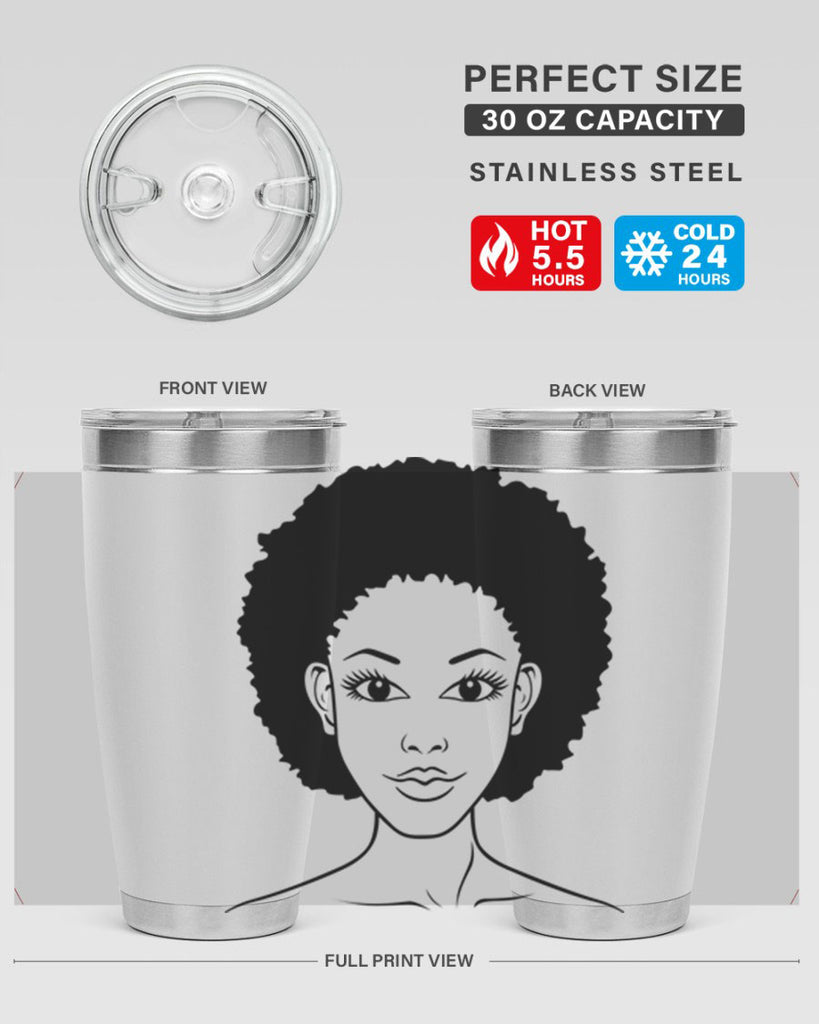 black women - queen 64#- women-girls- Tumbler