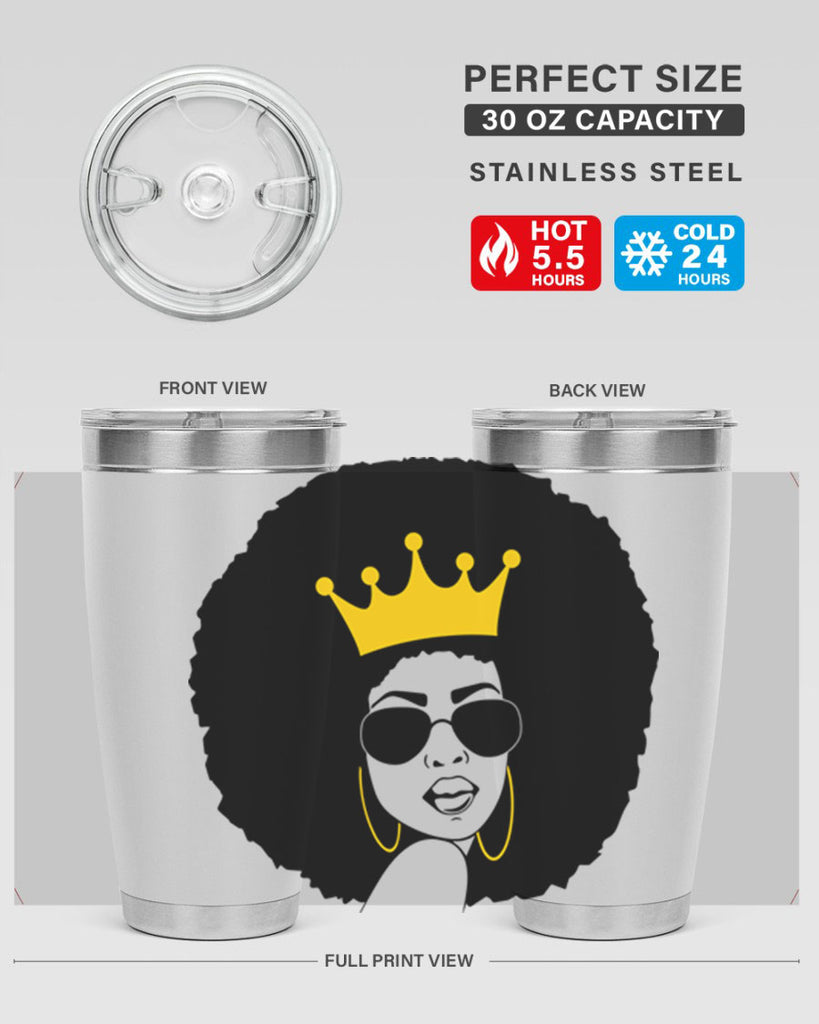 black women - queen 76#- women-girls- Tumbler