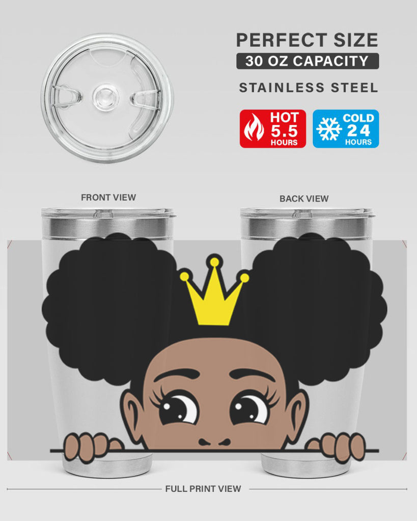 crown afro puffs 51#- women-girls- Tumbler