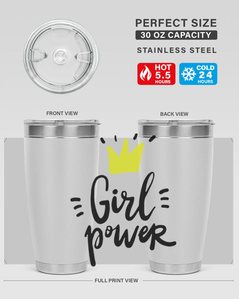 girl power crown 35#- women-girls- Tumbler