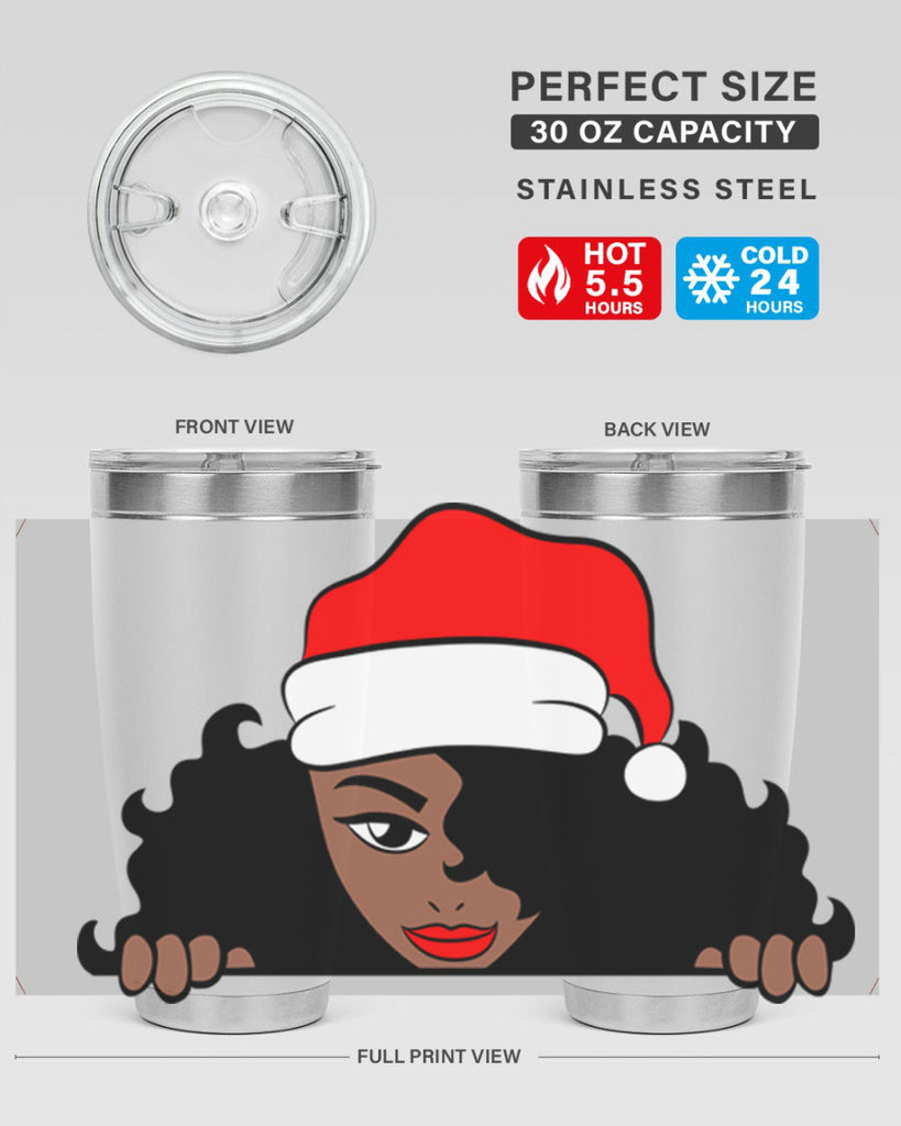 peekaboo santa girl 22#- women-girls- Tumbler